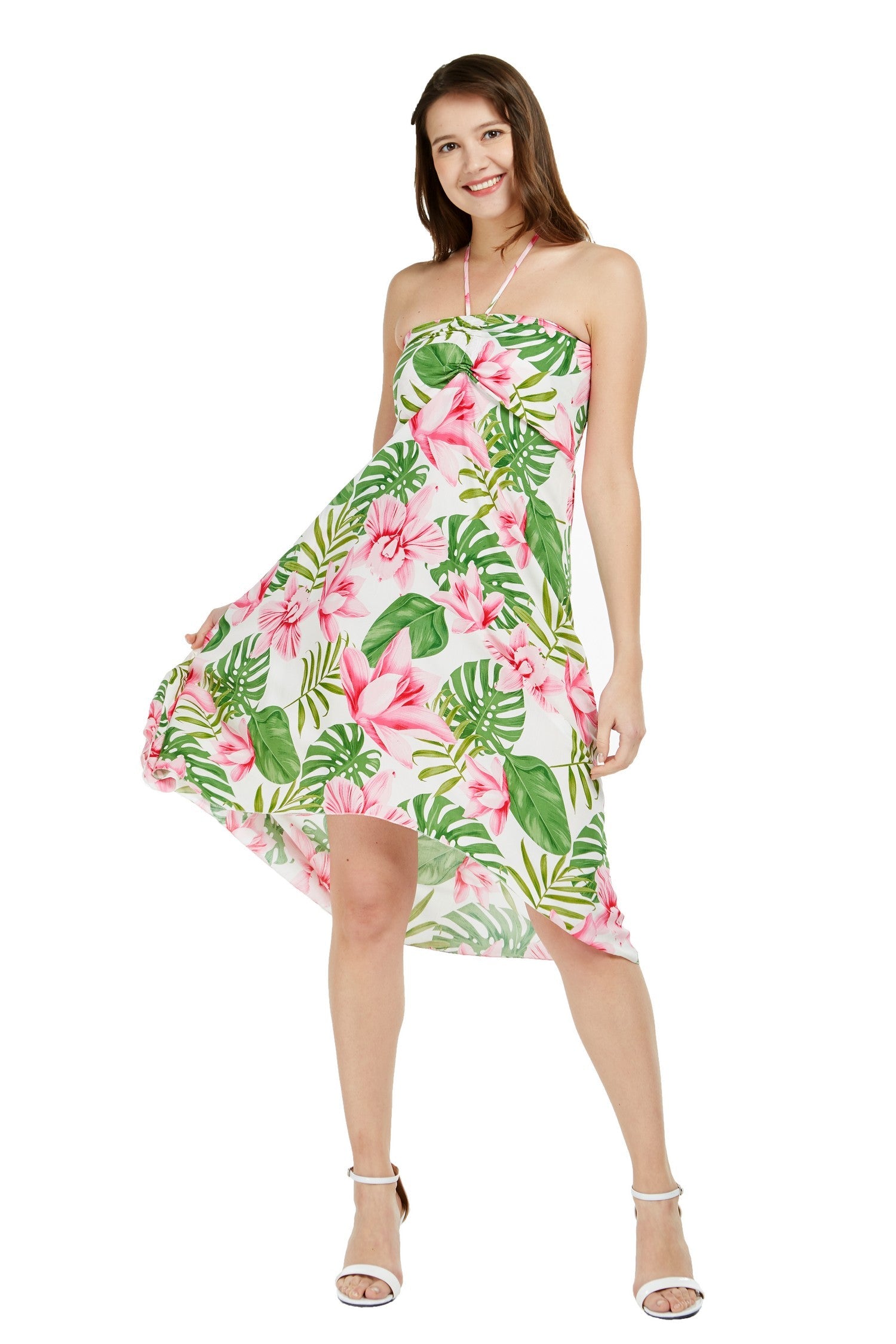 Women's Butterfly Dress in Lotus Orchid