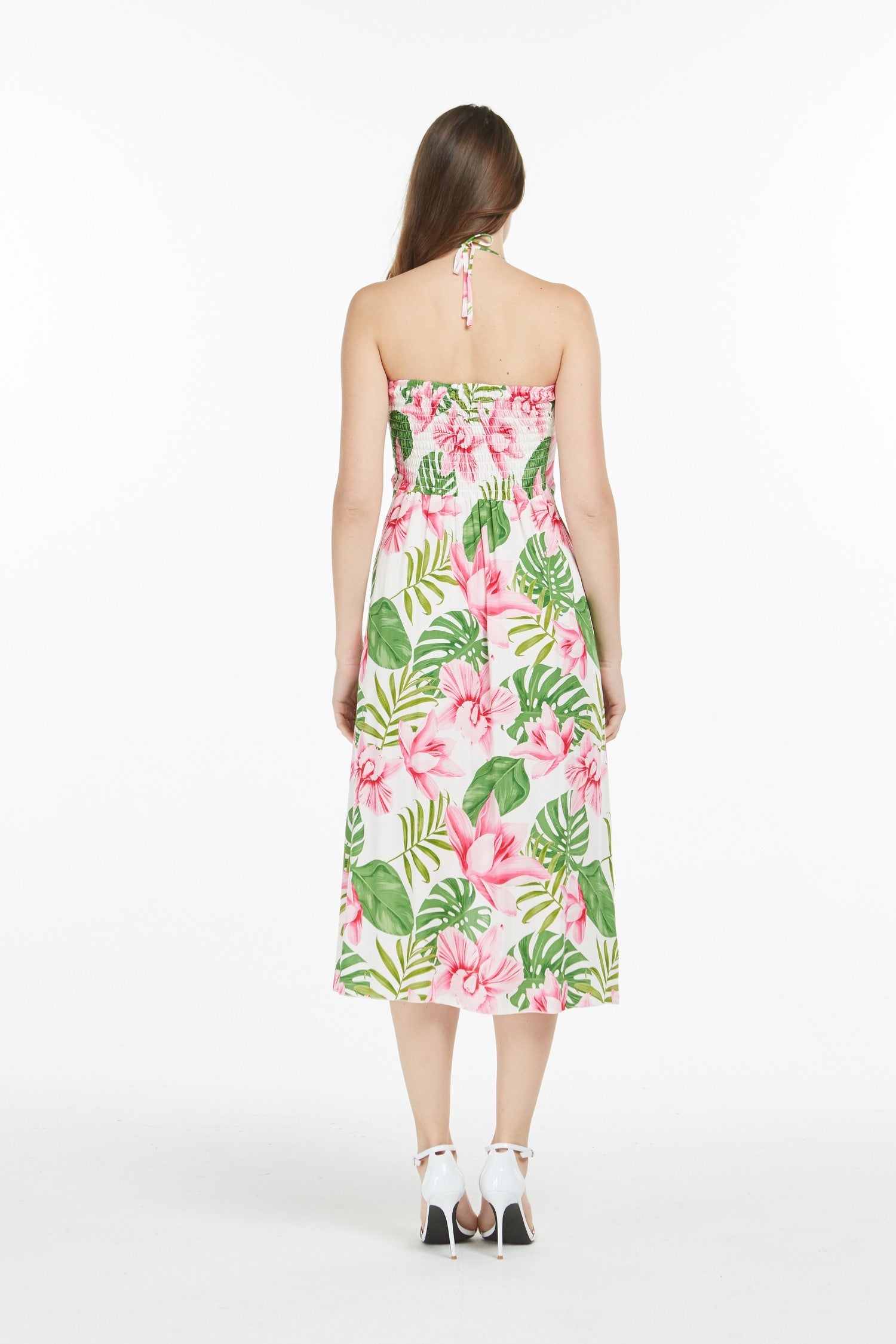Women's Butterfly Dress in Lotus Orchid