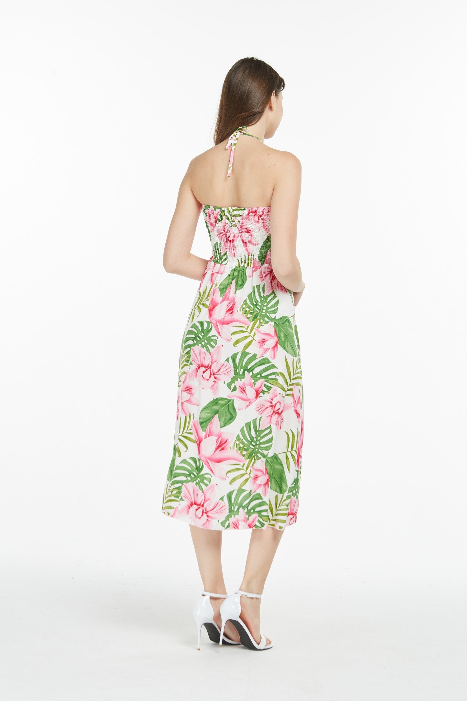 Women's Butterfly Dress in Lotus Orchid