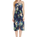 Women's Butterfly Dress in Pineapple Garden Navy
