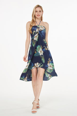 Women's Butterfly Dress in Pineapple Garden Navy