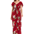 Women's Maxi Rahee Dress Pineapple Garden Red