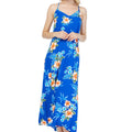 Women's Sweetheart Dress in Hibiscus Blue