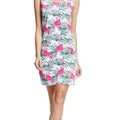 Women's Tank Fit Dress in Flamingo in Love