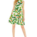 Women's Vintage Fit and Flare Dress  Bird of Paradise