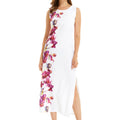 Women's Maxi Tank Dress in Watercolor Orchid