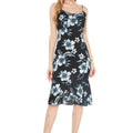 Women's Mermaid Ruffle Dress  Midnight Bloom
