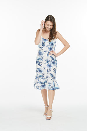 Women's Mermaid Ruffle Dress  Day Dream Bloom