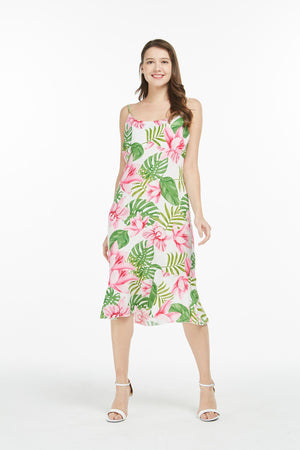 Women's Mermaid Ruffle Dress  Lotus Orchid
