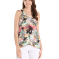 Women's Tank Top in Neon Pastel Sunset