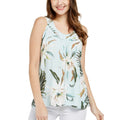 Women's Tank Top in Wispy Cereus Light Blue