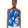 Women's Spaghetti Strap Top in Hibiscus Blue