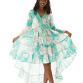 Women's Cover Up Dress in Wispy Cereus Palm Mist