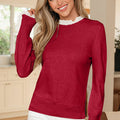 Brooklynn Patchwork Cuffs Loose Sweater