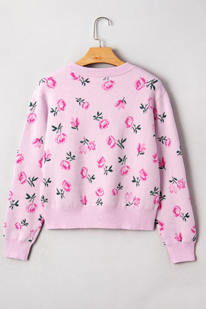 Sophia Drop Shoulder Cropped Sweater