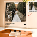 Custom Photo Your Favorite Song and Music | Personalized Gift For Couples, Valentine, Anniversary, Husband Wife, Girlfriend, Boyfriend, Her/Him | Acrylic Plaque