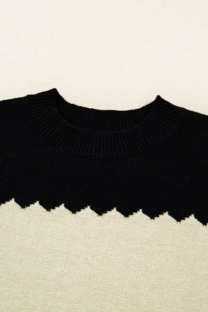 Harper Colorblock Drop Shoulder Sweater