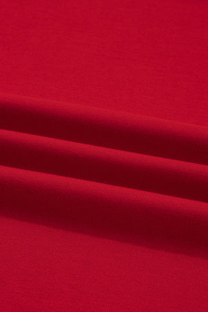 Seramya Striped Detail Varsity Sweatshirt