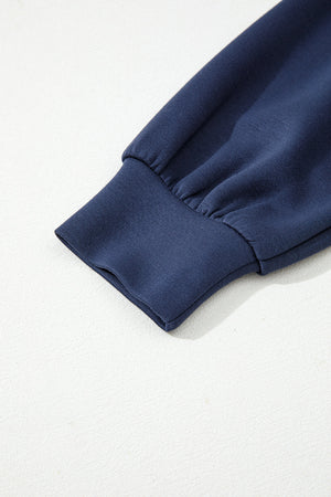 Zariyah Block Patchwork Drawstring Hoodie
