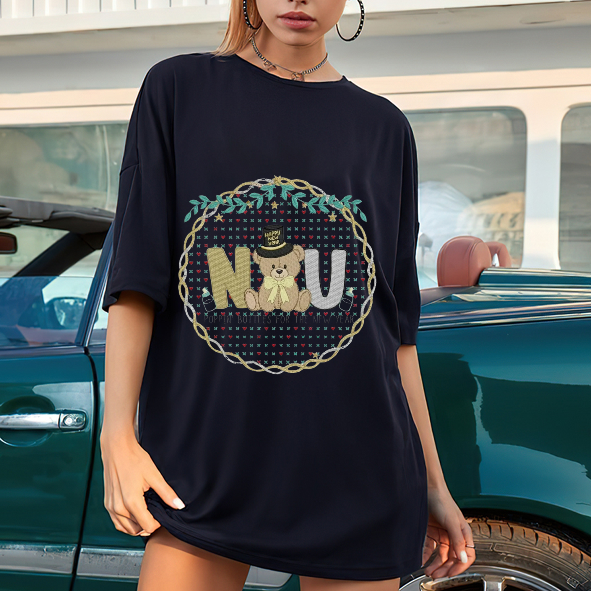 Neonatal Nicu Nurse Embroidery T-Shirt