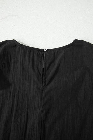 Amani Short Sleeve Textured Blouse