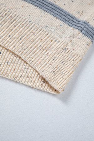 Vivienne Shoulder Heathered Knit Sweater
