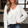 Tessabina Patchwork Embroidered Top