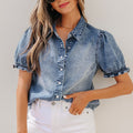 Ariana Short Sleeve Snap Shirt