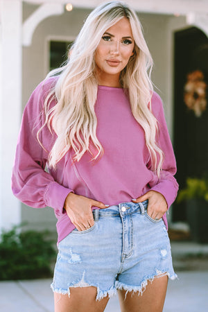 Chaya Exposed Seam Terry Pullover