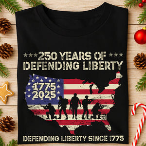 250 Years Of Defending Liberty Front Shirt