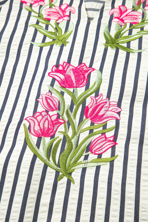 Harmoni Detail Short Sleeve Blouse