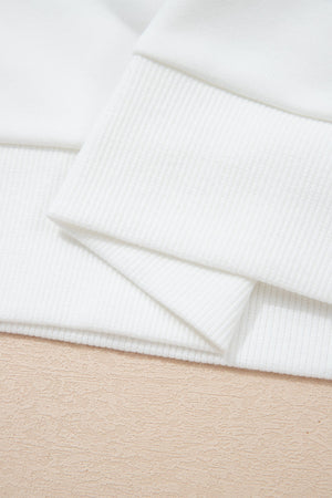 Esme Striped Puff Sleeve Sweatshirt