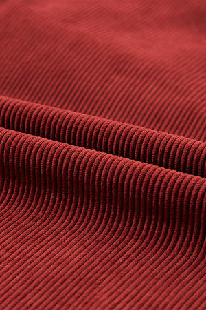 Araceli Ribbed Corduroy Oversized Sweatshirt
