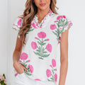 Mariah Detail Short Sleeve Blouse