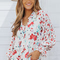 Mckenna Cakewalk Floral Smocked Blouse