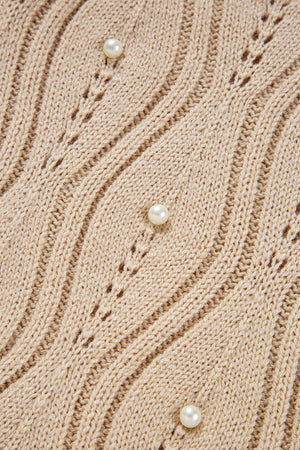 Abigail Lace Patchwork Sleeve Sweater