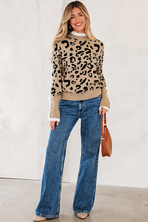 Amelia Ribbed Detail Cuffed Sweater