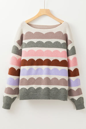 Zelda Sleeve Drop Shoulder Sweater