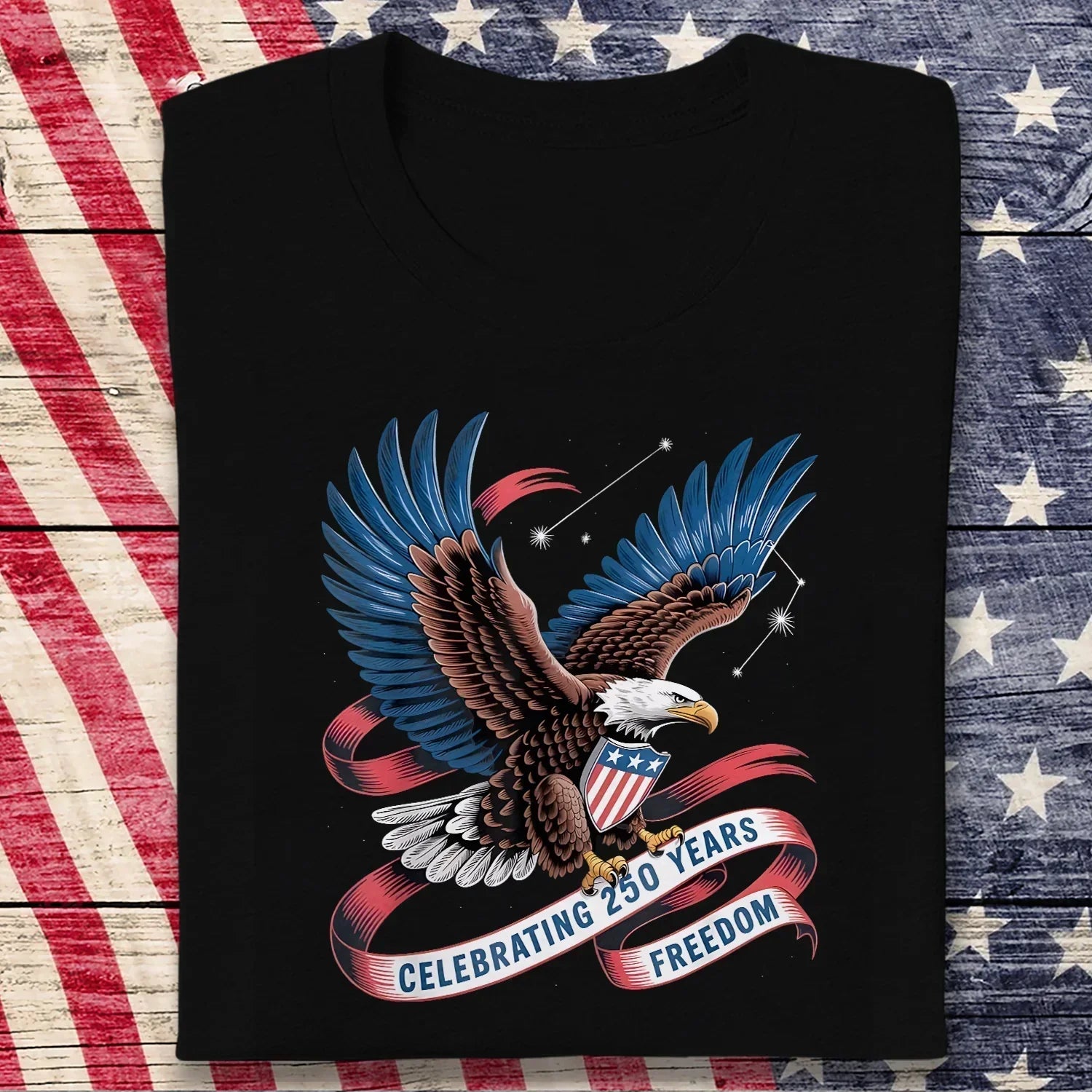 Celebrating 250 Years Freedom Dark Shirt