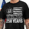 250 Years USA 250th Birthday 1776-2026 Eagle Flag Dark Shirt