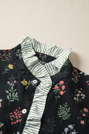 Aliya Short Sleeve Floral Shirt
