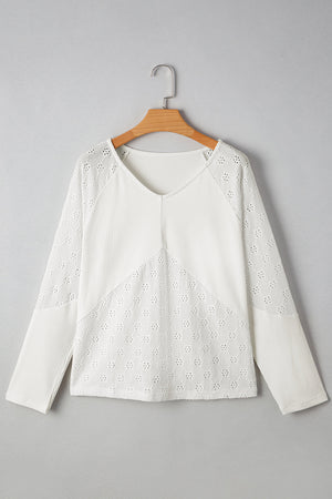 Tessabina Patchwork Embroidered Top