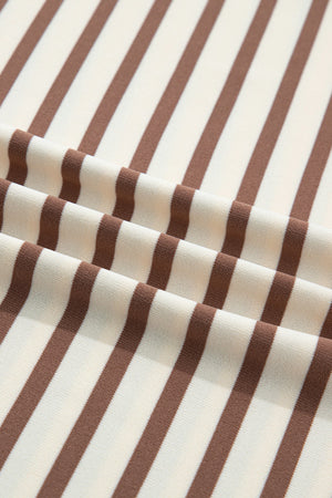 Keira Stripe Half T Shirt