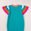 Sophia Flutter Sleeves Knitted Sweater