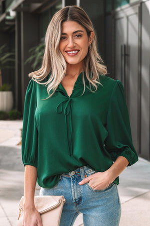Gwendolyn 3 4 Sleeve Blouse