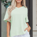 Willow Short Sleeve Knit Top