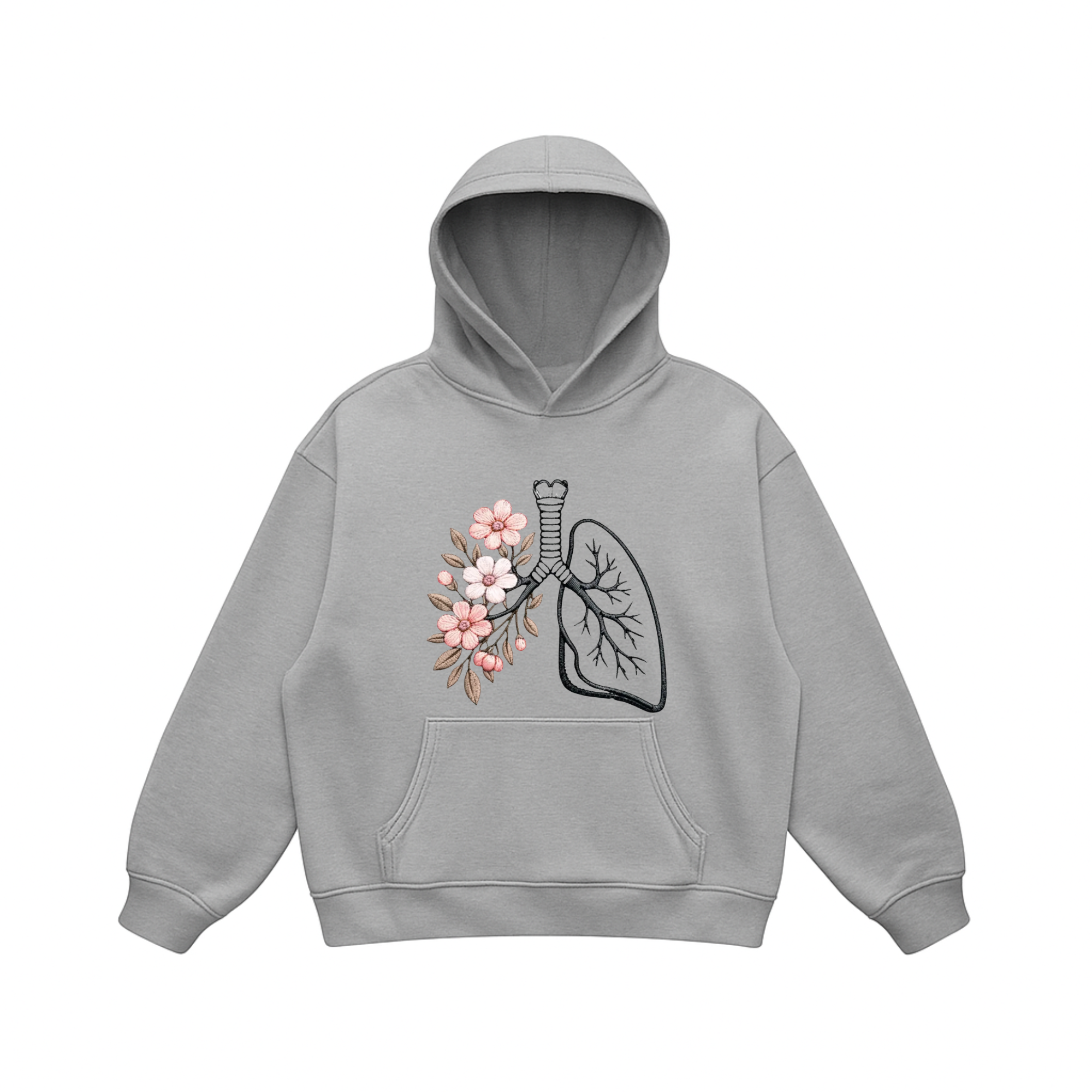 Medical Anatomy Flower Lung Hoodie