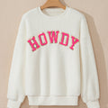 Mila Sherpa Howdy Patched Pullover