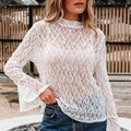 Laurel Bell Sleeve Mock Blouse