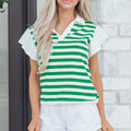 Sawyer Ruffled Short Sleeve Blouse